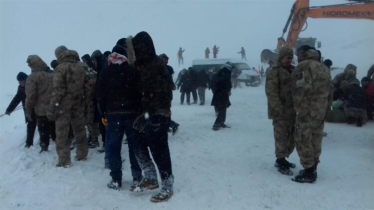 بالصور والفيديو.. اخر مشاهد فاجعة الانهيار الثلجي شرق تركيا 7