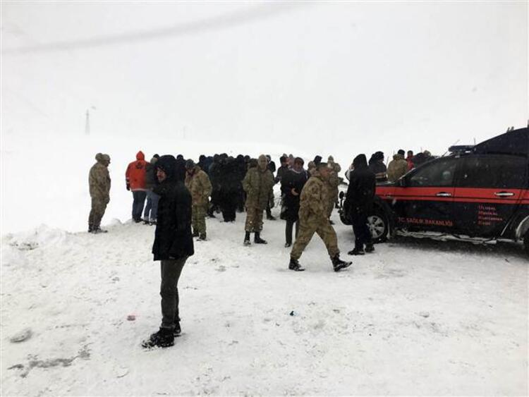 بالصور والفيديو.. اخر مشاهد فاجعة الانهيار الثلجي شرق تركيا 21