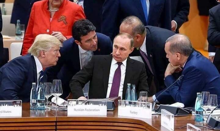 أردوغان - بوتين - ترامب