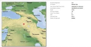 بالصور| زلزالان بقوة 4.3 و3.4 يضربان شرقي تركيا.. وهلّع بين المواطنين 1
