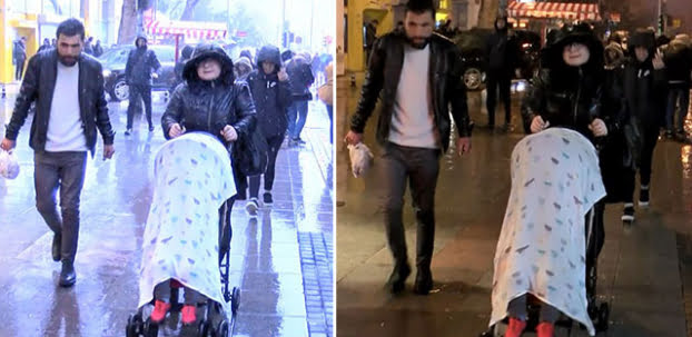 بالفيديو| عواصف شديدة وأمطار غزيرة في إسطنبول 13