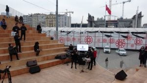 بالصور| إزالة "الخيمة الرقيمة" ومدرج "التقارب" من ساحة "تقسييم" بإسطنبول 63