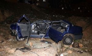 بالصور| انقلاب مركبة بداخلها عائلة كاملة في "غازي عنتاب" 1