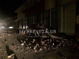 بالصور| إصابات وانهيار منازل عدة نتيجة زلزال عنيف ضرب اليونان