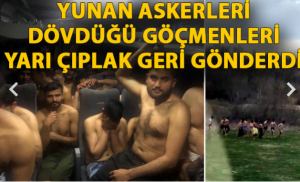 جنود يونانيون يسرقون مهاجرين ويعيدونهم الى تركيا عراة (فيديو)