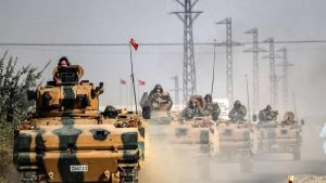 رتل عسكري تركي كبير يدخل إدلب السورية