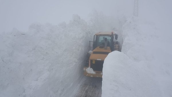 في فصل الربيع.. سُمْك الثلوج يتجاوز 5 أمتار شرقي تركيا (شاهد) 2 في فصل الربيع.. سُمْك الثلوج يتجاوز 5 أمتار شرقي تركيا (شاهد) 1