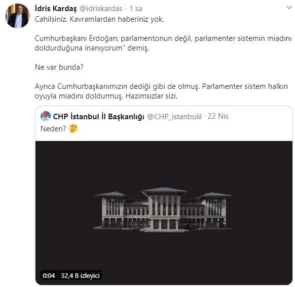 "الشعب الجمهوري" ينشر مقطعا مفبركا عن الرئيس اردوغان (شاهد) 1