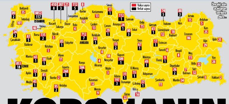 هكذا وصل كورونا الى تركيا..شاهد خريطة انتشاره بين الولايات 4 هكذا وصل كورونا الى تركيا..شاهد خريطة انتشاره بين الولايات 3