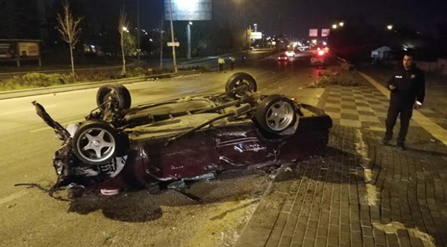 حادث مروري مفزع في انقرة (شاهد) 1