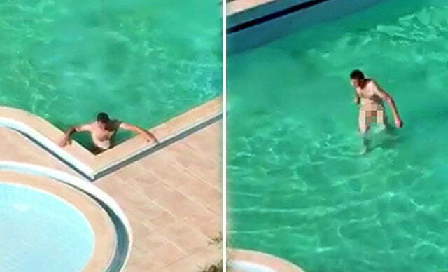 انطاليا: سائح روسي يدخل المسبح مجردا تماما من ملابسه (شاهد) 1