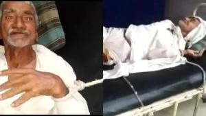 صورته أثارت سخطًا عارمًا.. ربط مُسن بسرير المستشفى حتى يدفع تكاليف العلاج “فيديو”