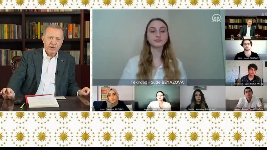 ابرز ما جاء في حديث الرئيس اردوغان مع الشباب اليوم 21