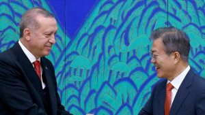 اتصال مهم بين الرئيس أردوغان ونظيره الكوري الجنوبي.. هذا أهم ما دار بينهما