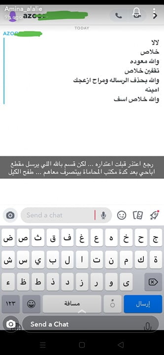 صـ.ادم.. هكذا تعاملت المغربية أمينة العلي مع متابع أرسل لها مقطعا "إباحيا" (صور) 3