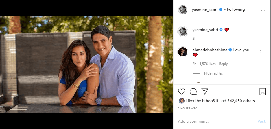 ياسمين صبري وأبو هشيمة يحسمان جدل انفصالهما بهذه الطريقة 2 ياسمين صبري وأبو هشيمة يحسمان جدل انفصالهما بهذه الطريقة 1