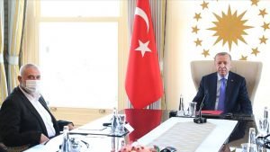 أردوغان يستقبل هنية في إسطنبول
