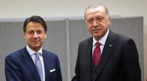 اردوغان يبحث تطورات شرق المتوسط مع رئيس الوزراء الايطالي