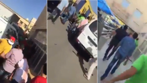 فيديو متداول لمصريين يعتدون على كويتي في شارع عام يثير غضبا في البلدين!