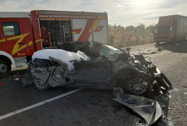 حادث سير مروع في انقرة