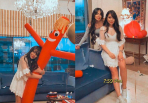 هيا مرعشلي تحتفل بفستان فاضح والمتابعين: عيد ميلاد ولا صباحية عروس! (شاهد) 1