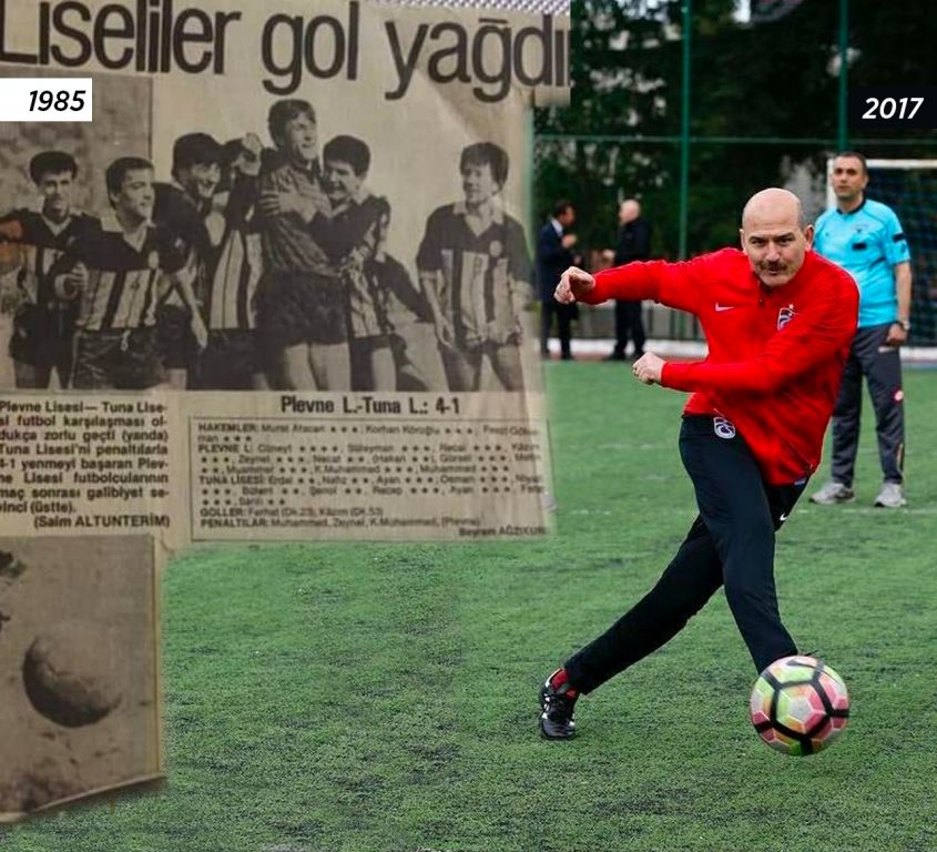 وزير الداخلية التركي يشعل وسائل التواصل الاجتماعي بهذه الصورة 1