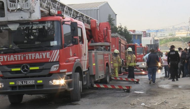 حريق في اسطنبول