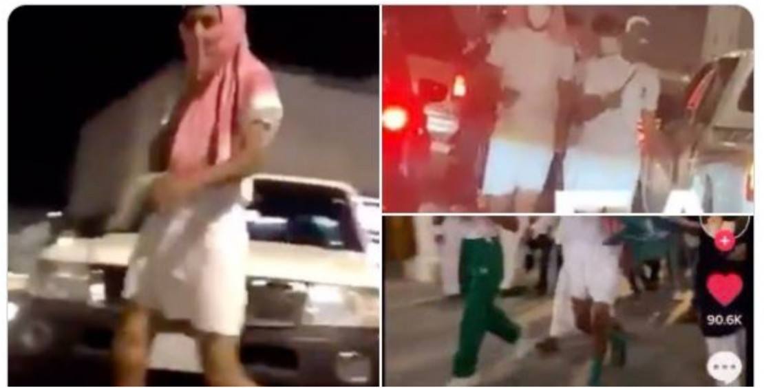 شبان يحتفلون بطريقة "مستفزة" بـ اليوم الوطني السعودي .. ومطالب بمحاسبتهم 13