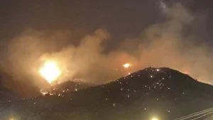 حريق ضخم بـ مكة المكرمة