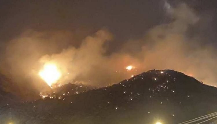 حريق ضخم بـ مكة المكرمة