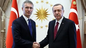 انتهاء اللقاء بين أردوغان وستولتنبرغ في أنقرة