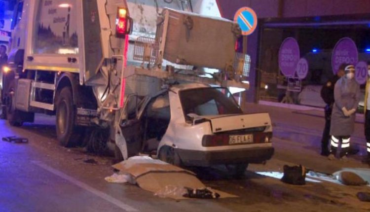 حادث مروع وسط أنقرة.. السائق قُتل على الفور والسيارة تغيرت ملامحها