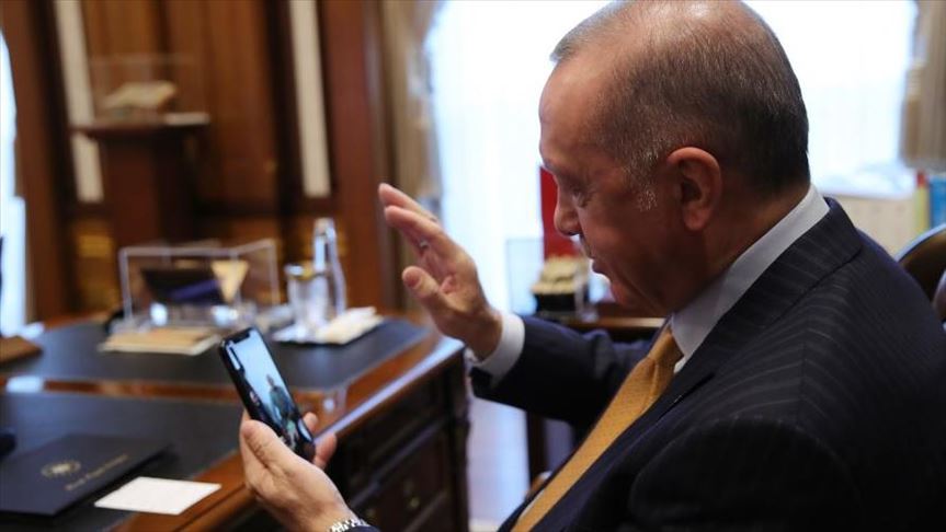 الرئيس أردوغان يهاتف معمرة تركية انتصرت على كورونا (شاهد) 1