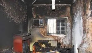  حريق ضخم يلتهم منزلين في موغلا