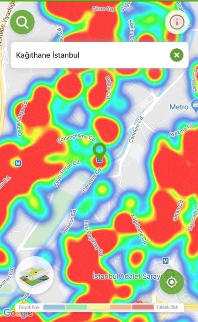 (صور) خريطة الإصابات في اسطنبول بعد الحظر.. الذروة تلاشت! 41