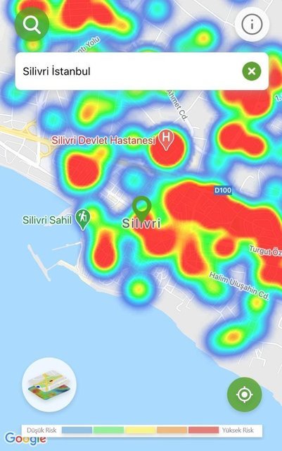 (صور) خريطة الإصابات في اسطنبول بعد الحظر.. الذروة تلاشت! 3
