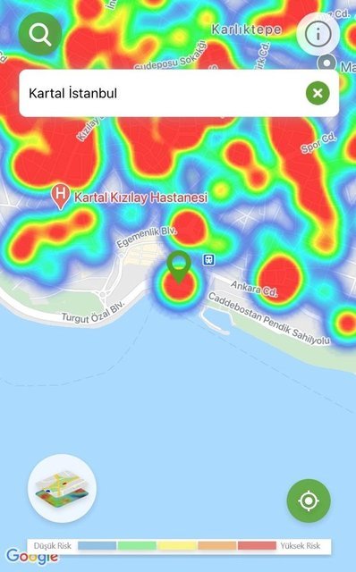 (صور) خريطة الإصابات في اسطنبول بعد الحظر.. الذروة تلاشت! 1
