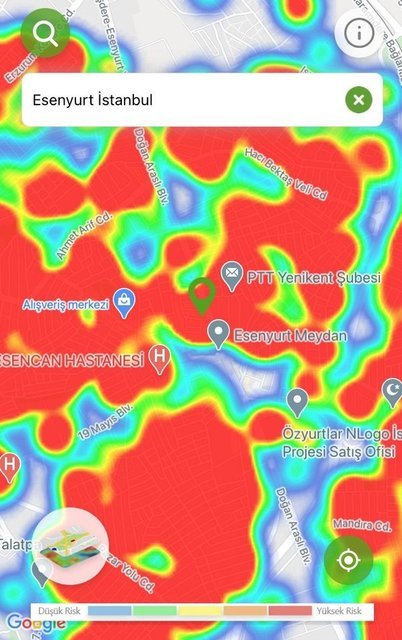 (صور) خريطة الإصابات في اسطنبول بعد الحظر.. الذروة تلاشت! 53
