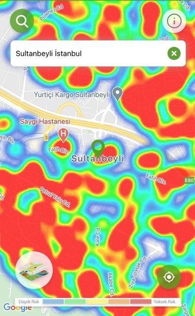 (صور) خريطة الإصابات في اسطنبول بعد الحظر.. الذروة تلاشت! 23