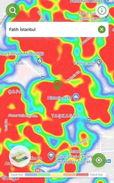 (صور) خريطة الإصابات في اسطنبول بعد الحظر.. الذروة تلاشت! 43