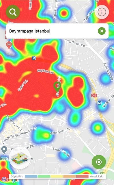 (صور) خريطة الإصابات في اسطنبول بعد الحظر.. الذروة تلاشت! 49
