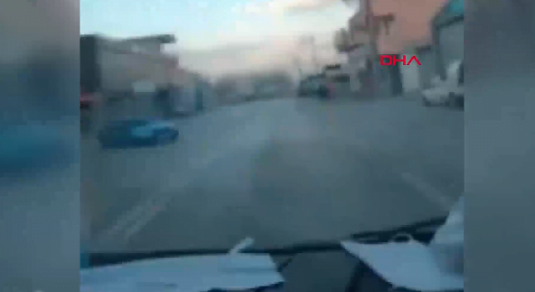 (فيديو) حادث على الهواء مباشرة في بورصة 8