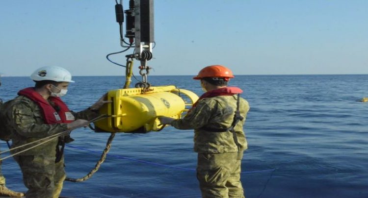 عملية تصوير عميقة بتقنية الـ"السونار"