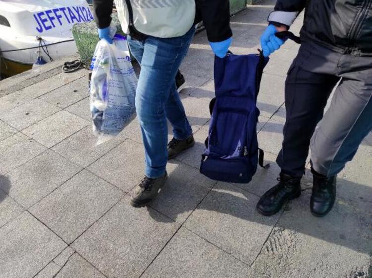 حقيبة الشاب الذي انتحر في بحر اسطنبول