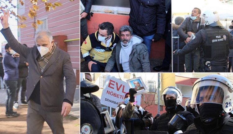 أمهات يواصلن الاحتجاج أمام مبنى "الشعوب الديمقراطي" في ديار بكر