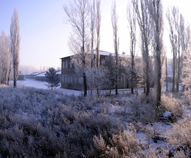 تحول مناطق إلى جليد بفعل انخفاض درجات الحرارة