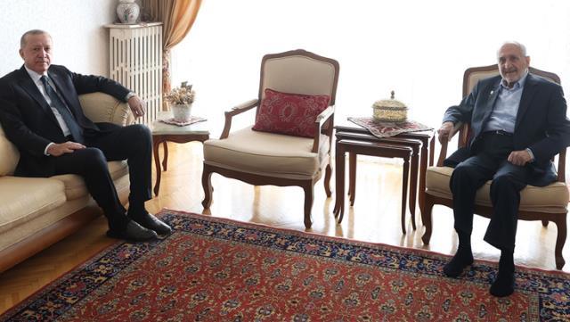 اجتماع أردوغان برئيس المجلس الاستشاري الأعلى لحزب السعادة