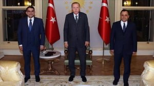 أردوغان يلتقي رئيس المحكمة الدستورية في شمال مقدونيا