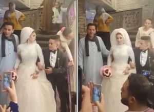 شاهد.. حفل زفاف أصغر عريس في مصر يثير الجدل!