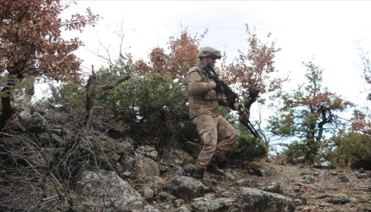 جانب من إطلاق عملية إيرين- 8 أمانوسلار لمكافحة الإرهاب في تركيا